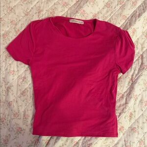 Sincerely Jules Fuchsia Short Sleeve Tee
